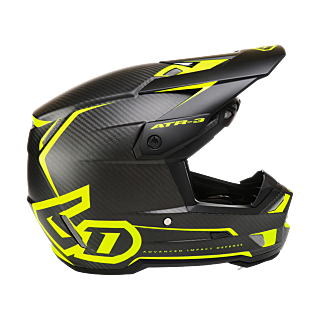 6D Motocross Helmet ATR-3 Nova - Neon Yellow