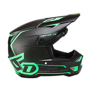 6D Motocross Helmet ATR-3 Nova - Neon Green