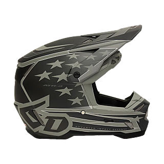 6D Motocross Helmet ATR-3 Patriot - Black
