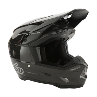 6D Motocross Helmet ATR-3 Solid - Gloss Black