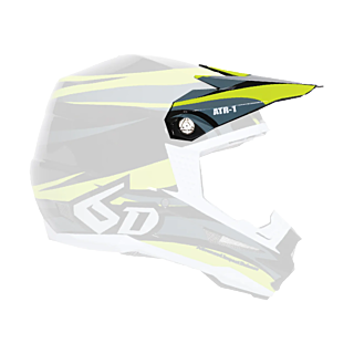 6D Helmet Visor ATR-1 Flo - Neon Yellow / Black