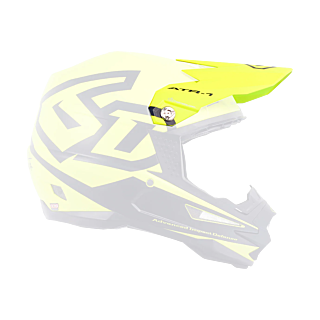6D Helmet Visor ATR-1 Macro - Matte Neon / Yellow