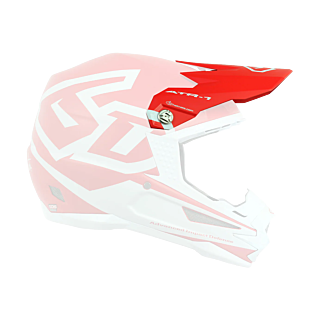 6D Helmet Visor ATR-1 Macro - Matte Red