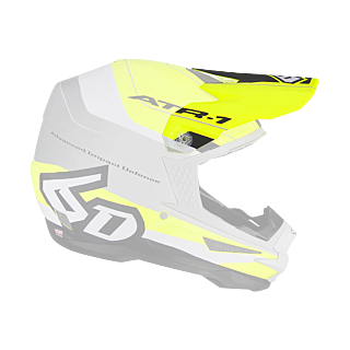 6D Helmet Visor ATR-1 Pace - Neon Yellow / Grey