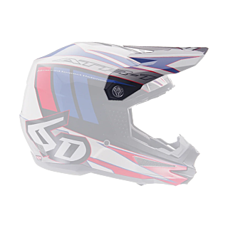 6D Helmet Visor ATR-1 Point - Red / White / Blue