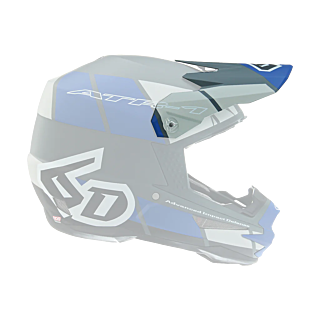 6D Helmet Visor ATR-1 Shear - Blue / Grey / Black