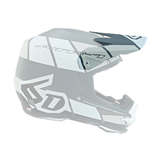 6D Helmet Visor ATR-1 Shear - White / Grey / Black