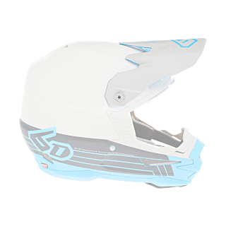 6D Helmet Visor ATR-1 Split - Cyan