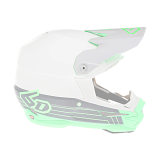 6D Helmet Visor ATR-1 Split - Neon Green