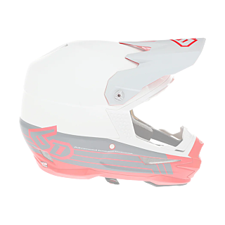 6D Helmet Visor ATR-1 Split - Red