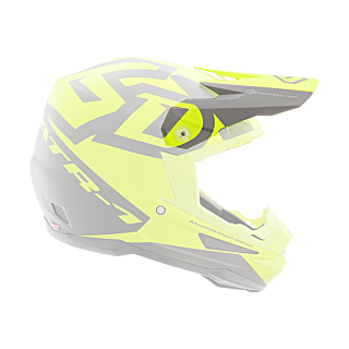 6D Helmet Visor ATR-1 Switch - Grey / Neon Yellow
