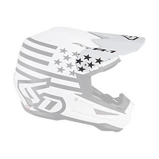 6D Helmet Visor ATR-1 Tactical - White / Black