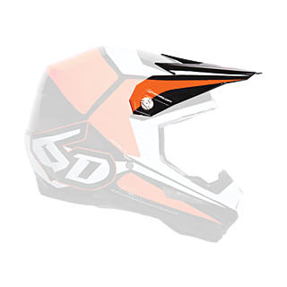 6D Helmet Visor ATR-1 Tech - Orange / Black