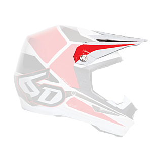 6D Helmet Visor ATR-1 Tech - Red