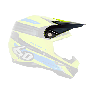 6D Helmet Visor ATR-1 V2 Pilot - Neon Yellow