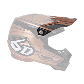 6D Helmet Visor ATR-2 Circuit - Copper