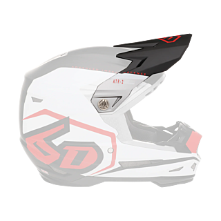 6D Helmet Visor ATR-2 Delta - Red