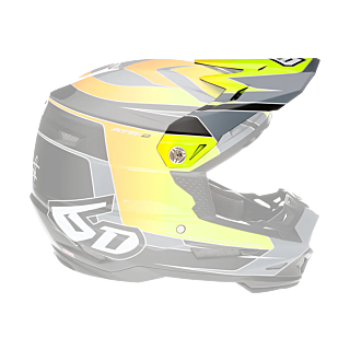 6D Helmet Visor ATR-2 Impact - Yellow / Orange