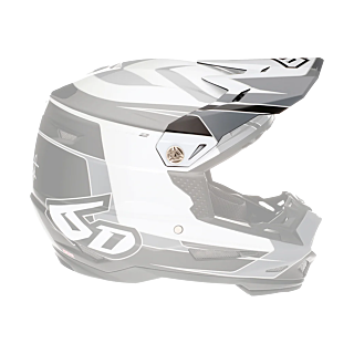 6D Helmet Visor ATR-2 Impact - White