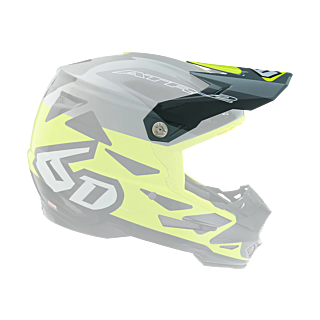 6D Helmet Visor ATR-2 Merge - Yellow / Grey / Black