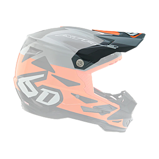 6D Helmet Visor ATR-2 Merge - Orange / Grey / Black