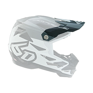 6D Helmet Visor ATR-2 Merge - White / Grey / Black