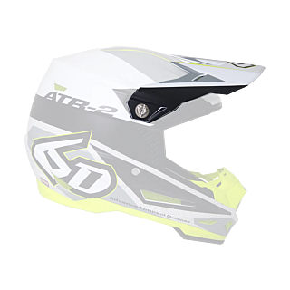 6D Helmet Visor ATR-2 Metric Mat - White