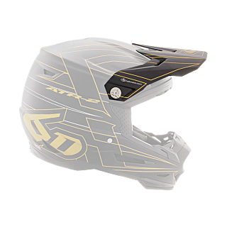 6D Helmet Visor ATR-2 Missile LE - Black / Gold