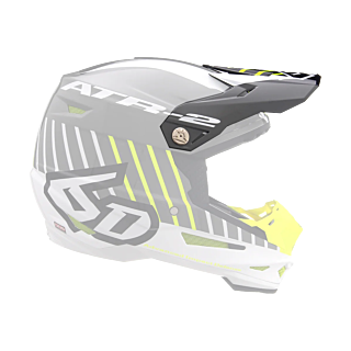 6D Helmet Visor ATR-2 Motion - Neon Yellow