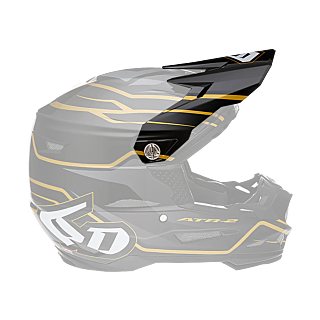 6D Helmet Visor ATR-2 Phase - Black / Gold