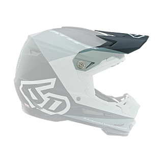 6D Helmet Visor ATR-2 Quadrant - Charcoal / Black / Grey