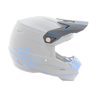 6D Helmet Visor ATR-2 Recon - Grey / Blue