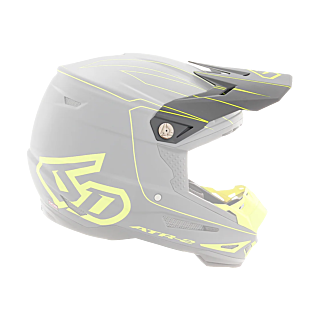 6D Helmet Visor ATR-2 Recon - Grey / Yellow