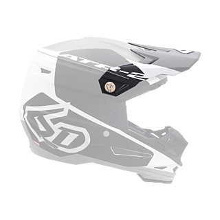 6D Helmet Visor ATR-2 Shadow - White / Black
