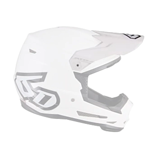 6D Helmet Visor ATR-2 Solid - Gloss White
