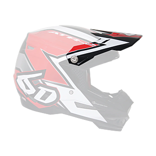 6D Helmet Visor ATR-2 Strike Glans - Red
