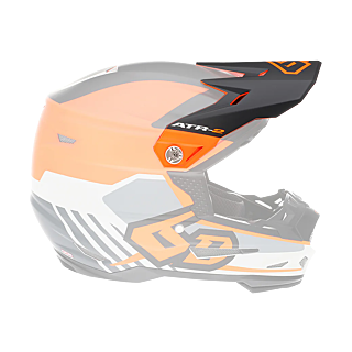 6D Helmet Visor ATR-2 Target - Neon Orange