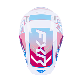 6D Helmet Visor ATR-3 FXR - Blue Razz / White
