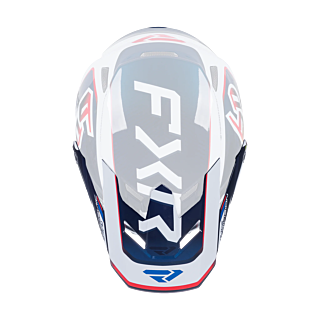 6D Helmet Visor ATR-3 FXR - White / Red / Blue
