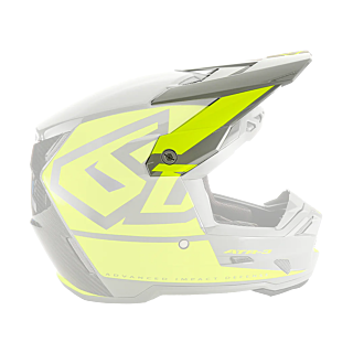 6D Helmet Visor ATR-3 Hex - Neon Yellow