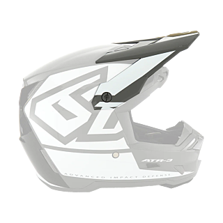 6D Helmet Visor ATR-3 Hex - White