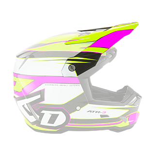 6D Helmet Visor ATR-3 Hyper - Neon Pink / Yellow