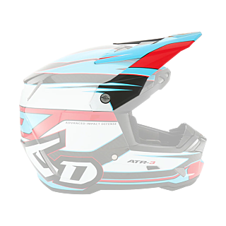 6D Helmet Visor ATR-3 Hyper - Red / Cyan