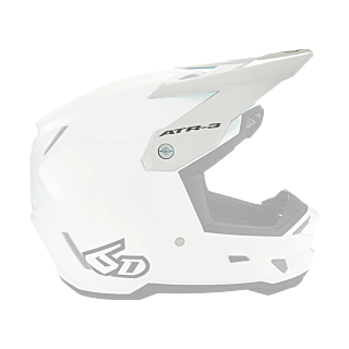 6D Helmet Visor ATR-3 Solid - Gloss White