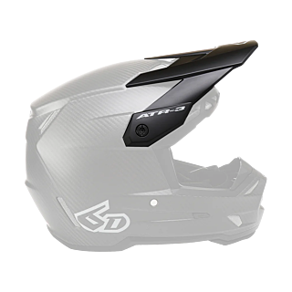 6D Helmet Visor ATR-3 Solid - Matte Black
