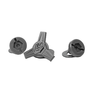 6D Helmet Visor Screw Set ATR-3 - Grey - Set