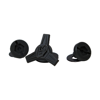 6D Helmet Visor Screw Set ATR-3 - Black - Set