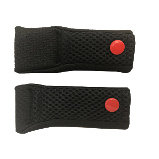 6D Chin Strap Covers ATR/B - Black