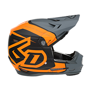 6D Youth Motocross Helmet ATR-2Y Torque - Matte Neon Orange