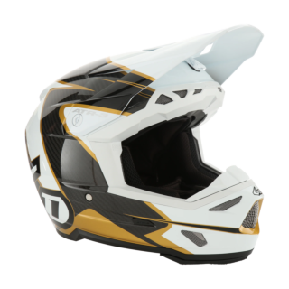 6D Youth Motocross Helmet ATR-3Y Wave - Gold / White